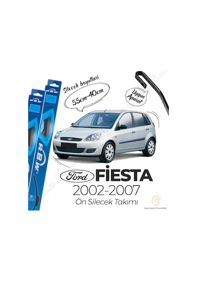 Ford Fiesta Muz Silecek Takımı (2002-2007) RBW