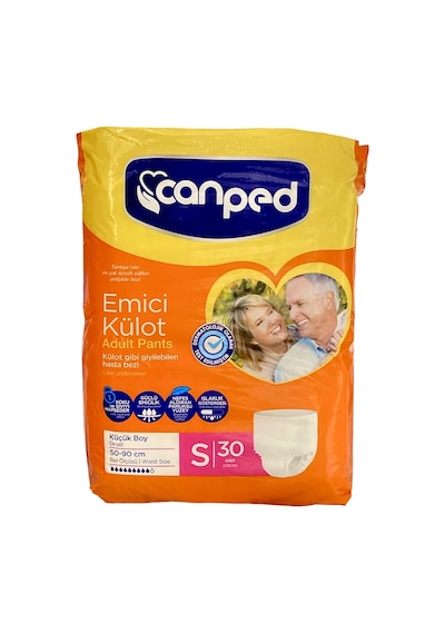 Canped Emici Külot Hasta Bezi Küçük Boy S 30'lu
