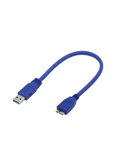 30cm - Usb 3.0 Hdd Harddisk Kablosu - Usb 3.0 A Erkek To Micro B Erkek Kablo