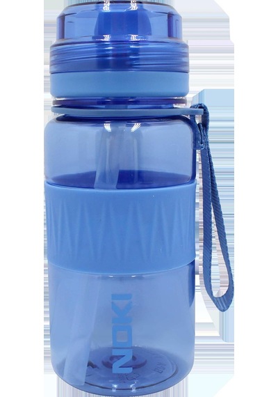 Noki Kids Su Matarası Tritan Pipetli Silikon Kemerli 400 Ml Çok Renkli