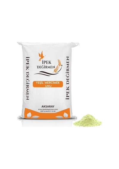 Glutensiz Yeşil Mercimek Unu, 500 Gr, Taş Değirmen, Saf