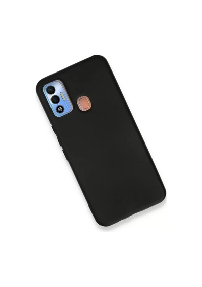 Newface Tecno Spark 7t Kılıf First Silikon - Siyah