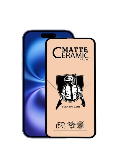 Apple iPhone 16 İle Uyumlu Tam Kaplayan Mat Seramik Nano Esnek Ekran Koruyucu Cam Sku: Zeusb0fy3fjbh8