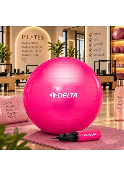 65 Cm Kutulu Deluxe 160 Cm - 169 Cm Boy Aralığında Olanlar Için Uygun Pilates Topu Ve Pompa Seti