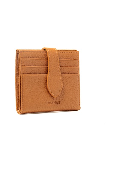 Camel Cüzdan & Kartlık Unisex 800 Grande Deri Cüzdan Kartlık kahverengi
