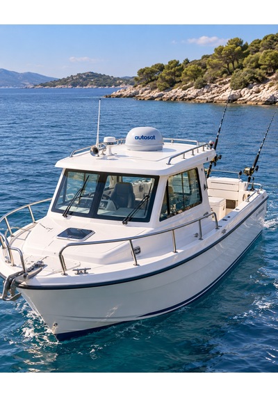 Autosat Mba 30 Mobil Uydu Anteni. Tekne, Karavan, Balıkçı Teknesi İçin Uygun. 3 Çıkışlıdır.