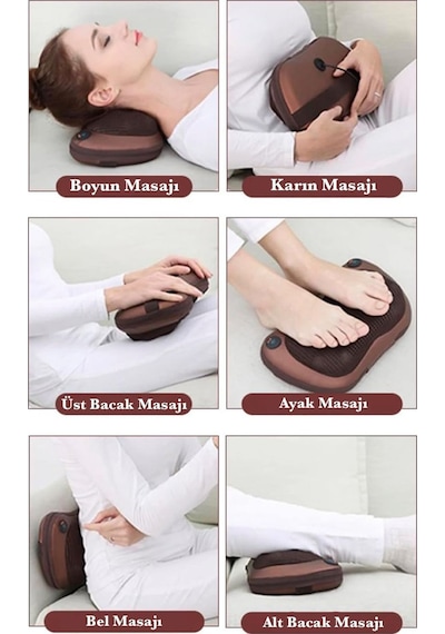 Relax Ev Araç ve Ofis Ovmalı Masaj Yastığı Relax Ev Araç ve Ofis Ovmalı Masaj Yastığı