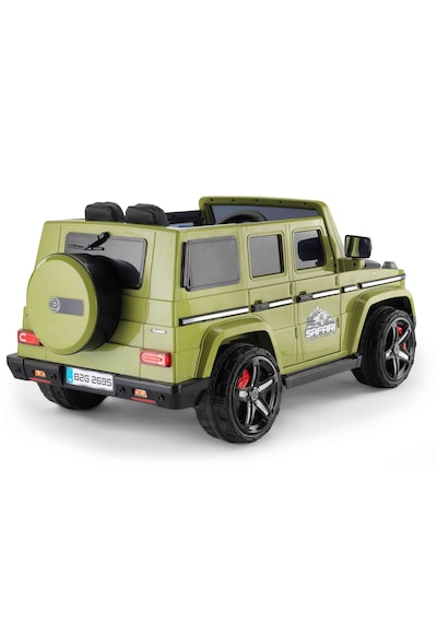 Baby2go 2695 Safari Akülü Araba 12 Volt / Yeşil Yeşil