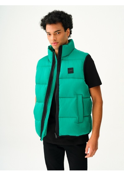 Regular Fit Erkek Yelek Yeşil