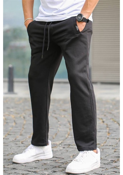 Madmext Siyah Basic Eşofman Altı 5479