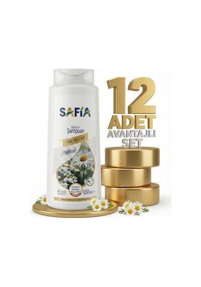 Safia Tüm Saçlar Şampuan 12x650 Ml