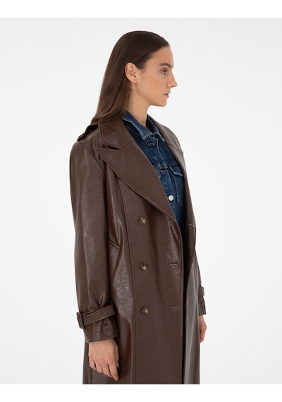Pierre Cardin Kadın Kahverengi Trençkot 50295956-vr029 Kahverengi Pierre Cardin Kadın Kahverengi Trençkot 50295956-vr029 Kahverengi