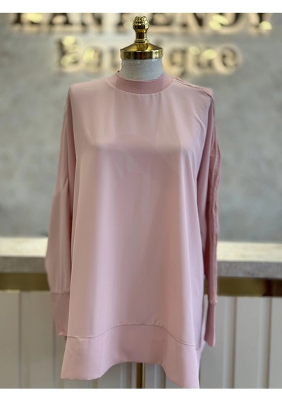 Ghisa Gh-3610t4831-p Pudra Renk Tunik Çok Renkli