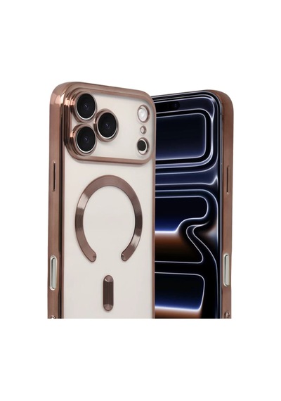 Newface Apple İphone 17 Pro Kross Magneticsafe Kapak - Çöl Titanyum
