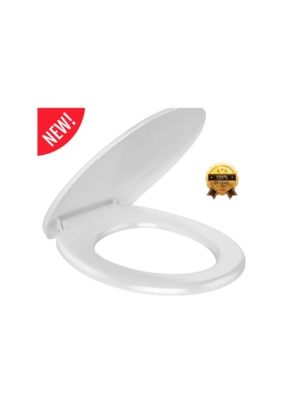 Klozet Kapağı - Standart Oval Dayanıklı Malzeme Tak&çıkar Kolay Temizlenebilir Videolu Beyaz Plast Diğer