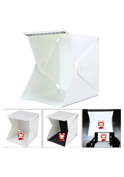 Yenilzd Mini Stüdyo 40x40 Led Işıklı Ürün Fotoğraf Çekim Çadırı