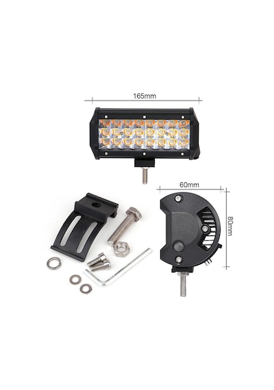 Tepe Led Bar Off Road 12-24v Üç Modlu Beyaz Sarı / Çakar Lass281
