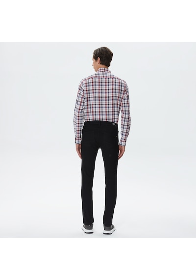 Nautica Erkek Siyah Slim Fit Denim Pantolon Düz 2p3714t Siyah