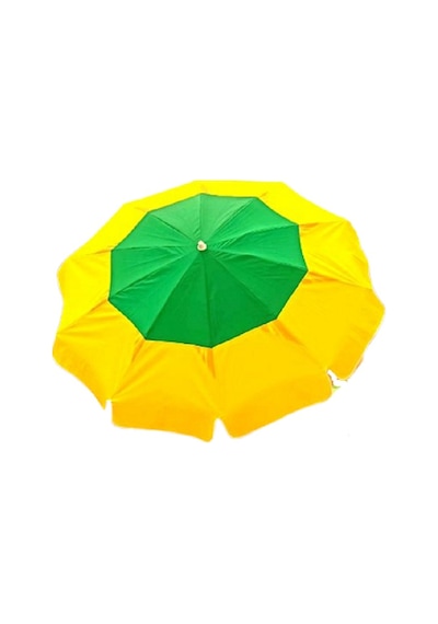 Hsmarket 2 Mt Polyester Kumaş Eğilebilir Plaj Şemsiyesi Bahçe Bidon Hariç (540123047)