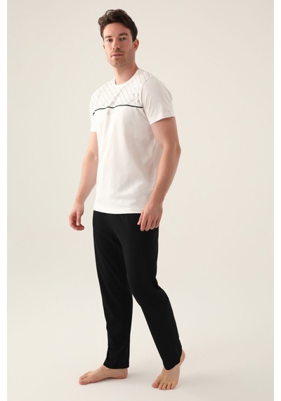 Arnetta The Krem Erkek Pijama Takımı 5274-42743 Krem