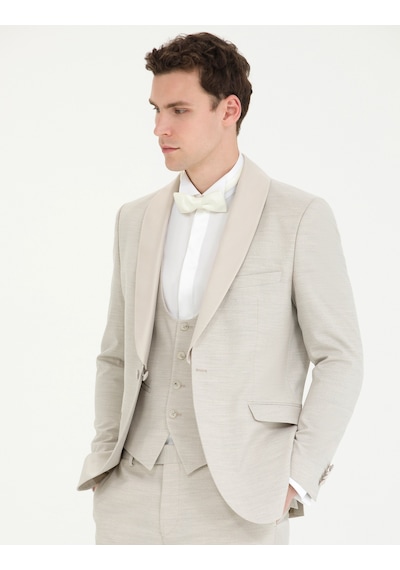 Pierre Cardin Erkek Bej Smokin 50268518-vr011 Bej