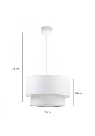 Homing Pasta Sarkıt Beyaz Avize Ayd-2563 Beyaz