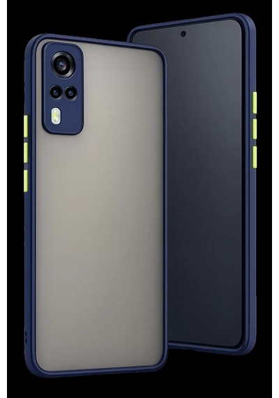 Vivo Y53s Kılıf Montreal Silikon Kapak - Lacivert