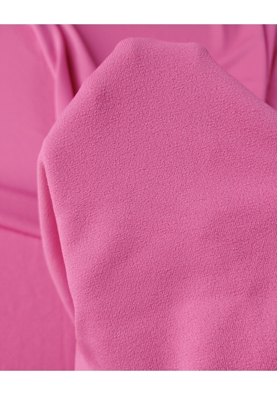 Şeker Pembe Renkte Jarse Kumaş 145x170cm-10857 Pembe