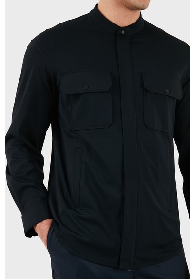 Emporio Armani Erkek Gömlek Em005427 Af23435 Ub118 Lacivert Lacivert