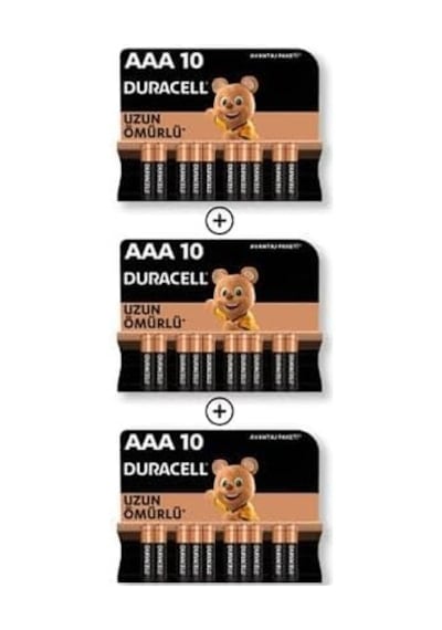 Alkalin Aaa İnce Kalem Piller 30'lu Paket