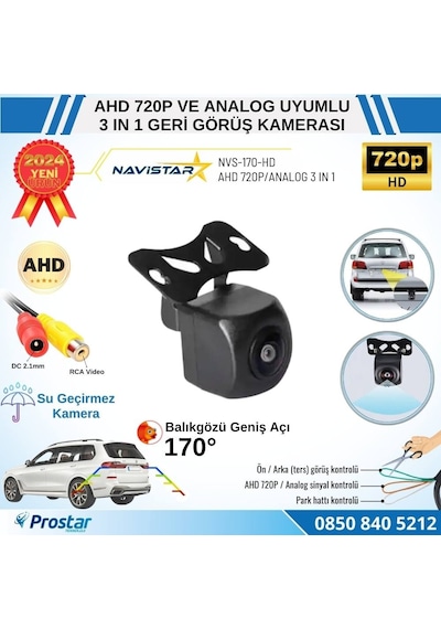Balıkgözü Ahd 720p Ve Analog Çevirilebilir 170 Derece Geniş Açıl