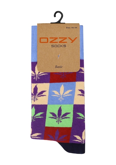 Ozzy Socks Antidepresan Desenli Çorap Çok Renkli