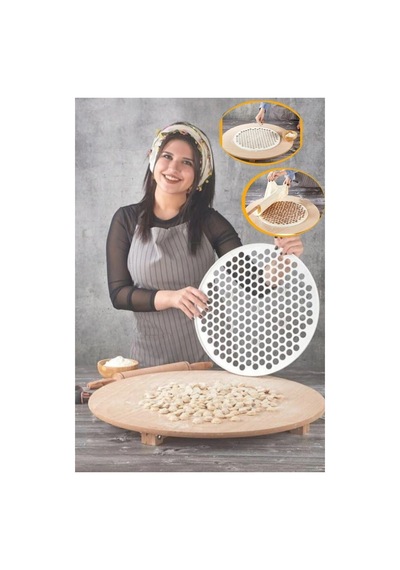 Hubrendy Çer Mantı Kalıbı Tek Seferde 121 Mantı - Dev Boy 504512