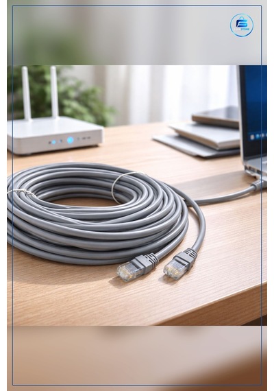 Network Kablosu Cat6 20m Ethernet İnternet Data Gigabit Rj45 Ev V