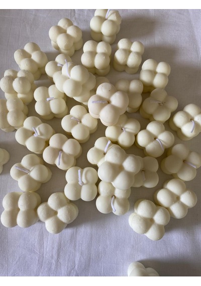 Premium Kalite Hediyelik Mum %100 Soya Mini Bubble 25 Adet