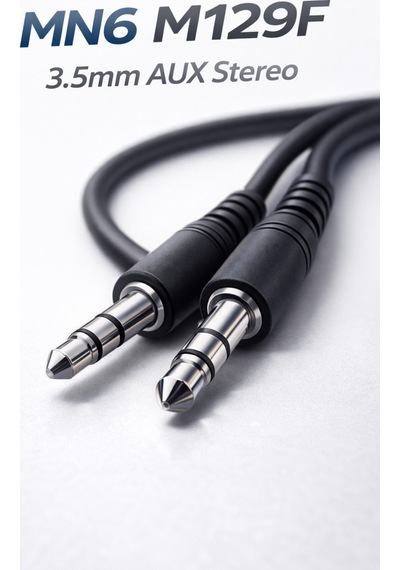 M129f Aux Kablo 3.5mm Erkek-erkek 3m Stereo Ses Kablosu 3 Metre