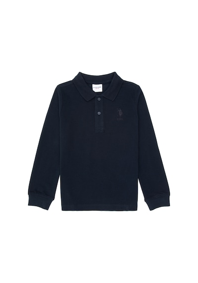 U.S. Polo Assn. Erkek Çocuk Lacivert Basic Polo Yaka Sweatshirt 50307821-VR033