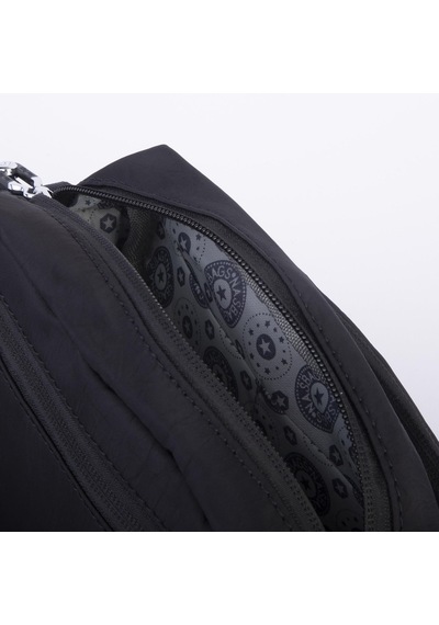 Nas Bag Kadın Spor Çok Gözlü Su Geçirmez Hafif Mini Çanta Siyah 22x16 Cm Siyah