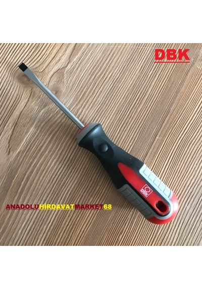Dbk Crv Çelik Düz Tornavida 5x75 Düz Uçlu Tornavida Mıknatıslı N115095