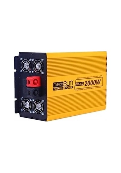 Mexxsun 12v Volt 2000w Tam Sinus Inverter 220v Çevirici Uzun Kablo İle Uyumlu