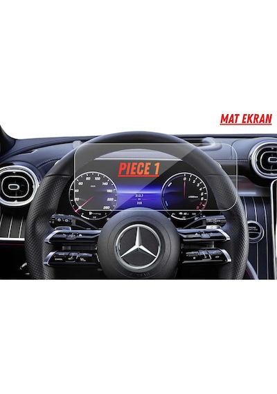 Mercedes S400 Hayalet Ekran Ve Multimedya Uyumlu Set Mat Ekran Koruyucu