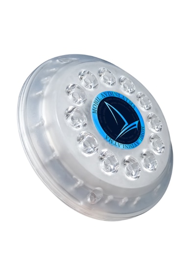 Tekne Su Altı Lambası. Beyaz Işık. 12 Led. 12/24v. Yuvarlak