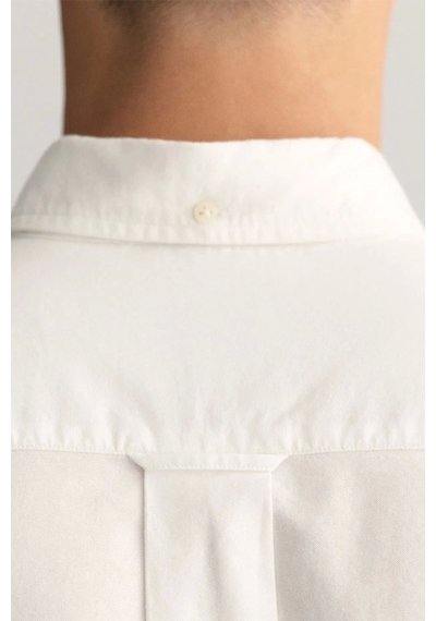 Gant Erkek Beyaz Regular Fit Gömlek Lacivert
