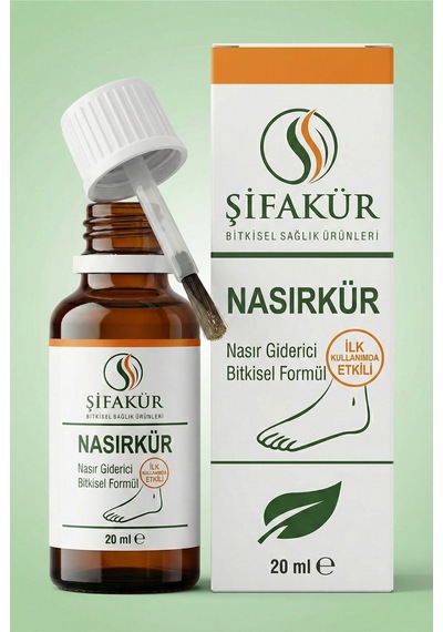 Nasırkür Bitkisel Nasır Sökücü Solüsyon 20ml Törpü Ve 8'li Koruyucu Ped - Tam Bakım Seti