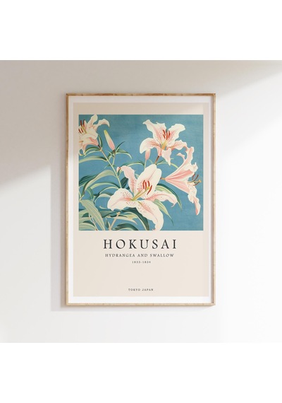 Katsushika Hokusai Sergi Posteri, Hokusai, Japon Duvar Sanatı, Hokusai