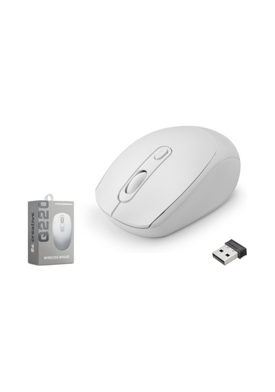 Kablosuz Mouse 1600 Dpi Beyaz Q220w
