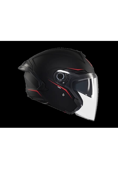 Mt Helmets Mt Cosmo Sv Çenesiz Gözlüklü Motosiklet Kaskı Mat Siyah