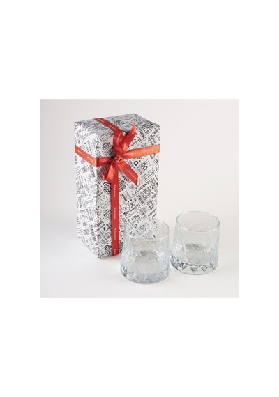 Kristal Desenli 2li Set Meşrubat Bardağı Diğer