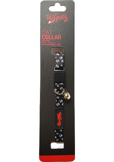 Tailpetz Cat Color Easy & Safety Lock Boo Ayarlanır Kedi Boyun Ta