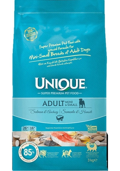 Mini Ve Küçük Irk Yetişkin Köpek Maması Somonlu Hamsili 3 Kg